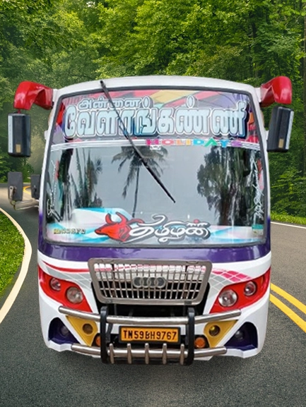 Mini Bus Rental Nagercoil - 21 Seater Comfortable Bus